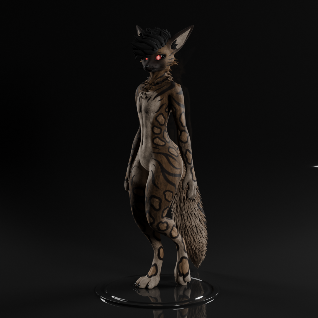 African Wild Dog - Rexouium Texture