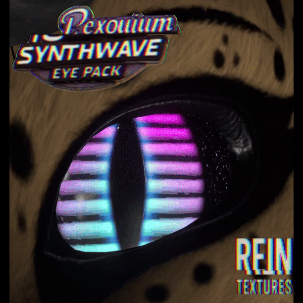 Rexouium Synthwave Eye Textures Pack