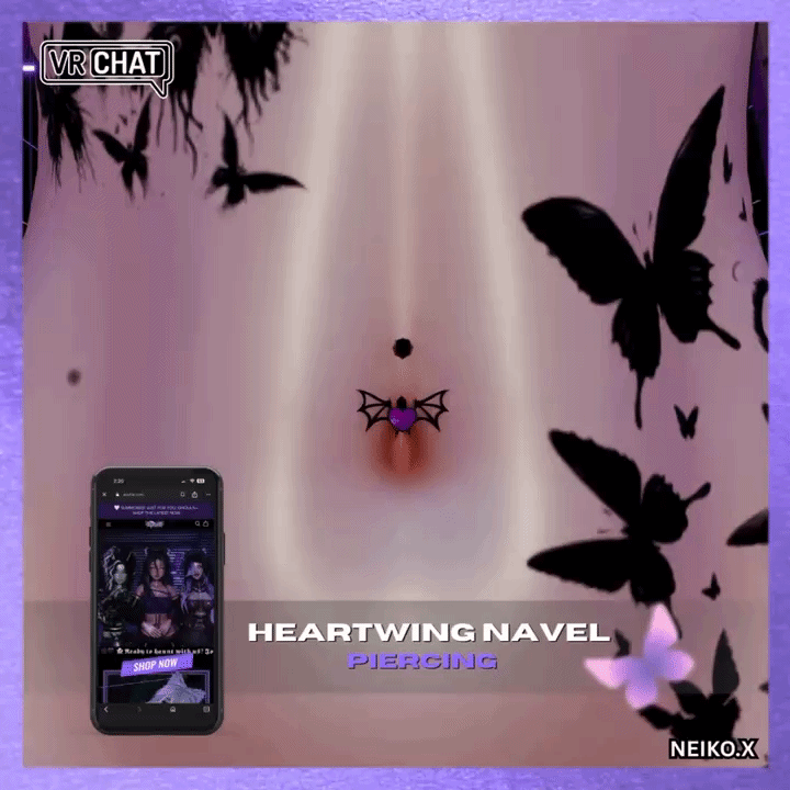 HEARTWING NAVEL PIERCING | FREE