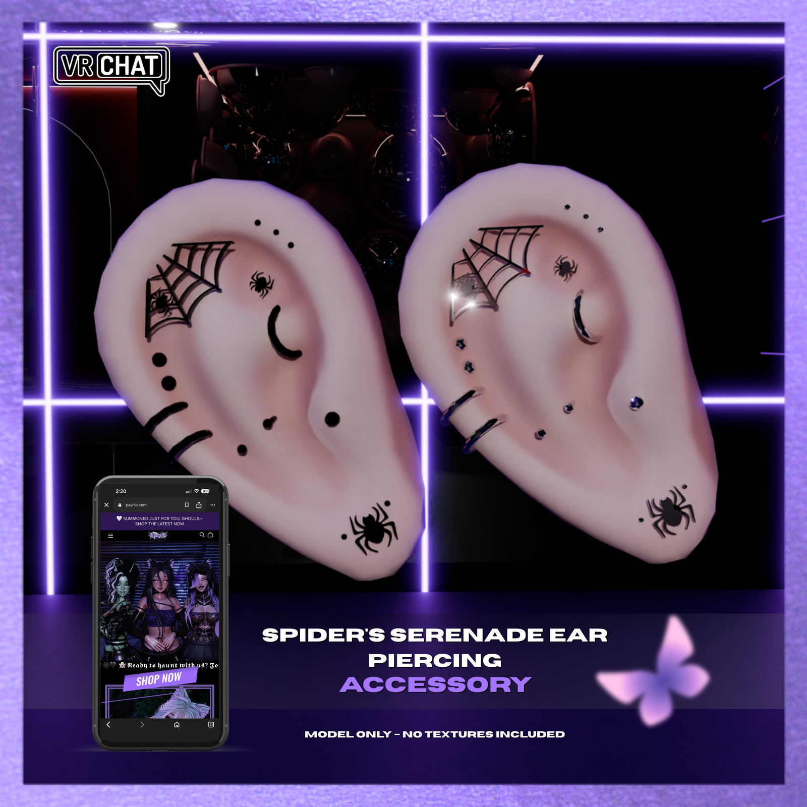 SPIDER'S SERENADE EAR PIERCING | AMELIA HEAD | RIGGED