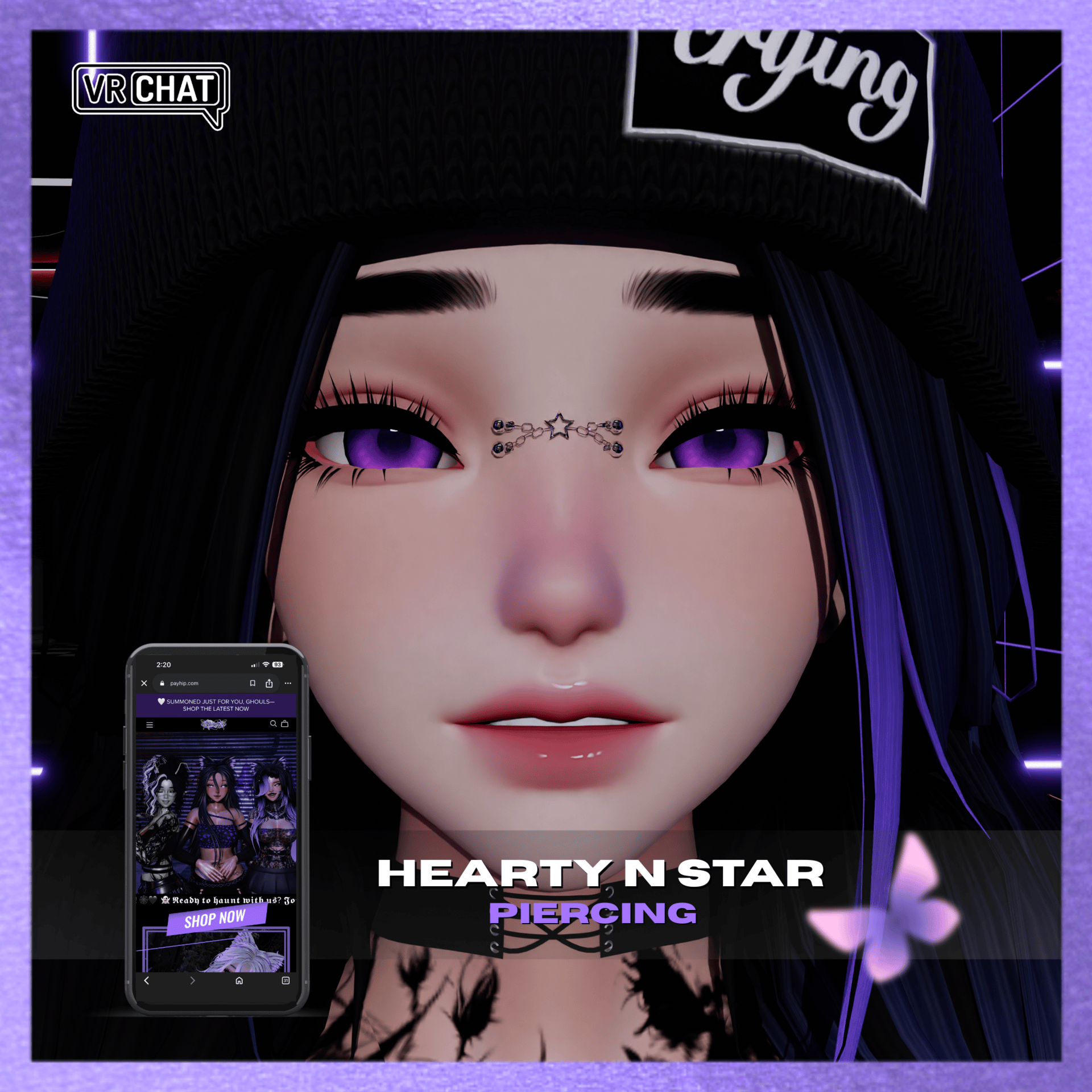 HEARTY N STAR BRIDGE PIERCINGS | FREE