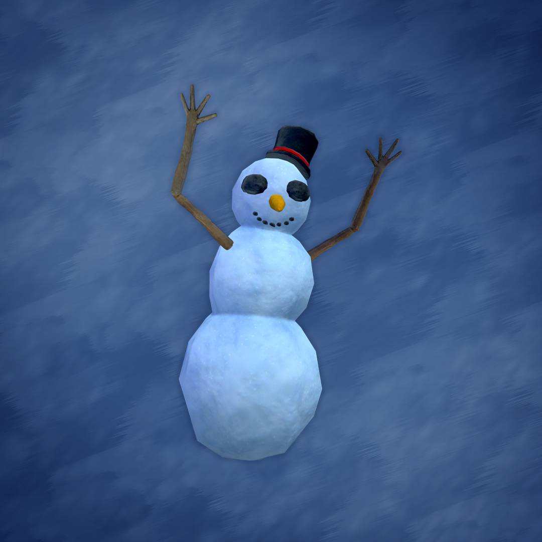 Living Snowman | 3D Character | VRChat-Ready