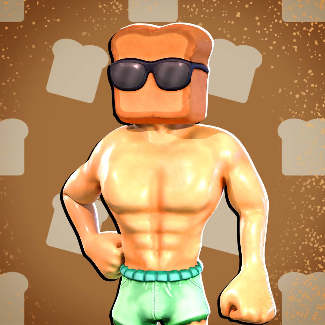 Tonny Toast | 3D Character | VRChat-Ready Avatar