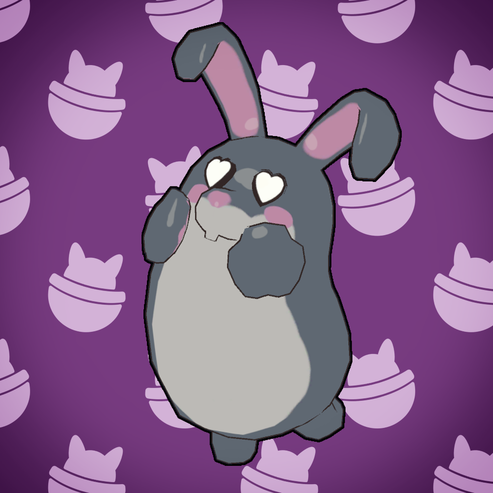 🐰 Bunny - PocketPal - 3D Character - VRChat Avatar