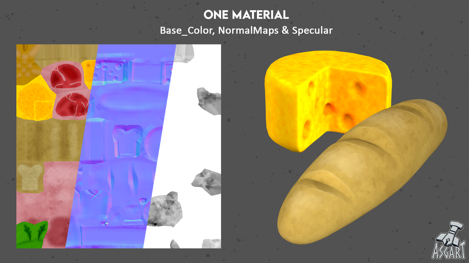 Stylized Food | 3D Asset Pack