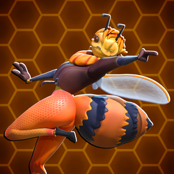 🐝 Bee Belle | 3D Character | VRChat Ready