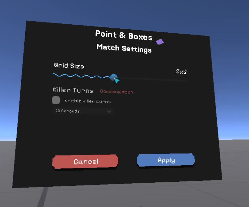 Point & Boxes (A VRChat Dots and Boxes game)