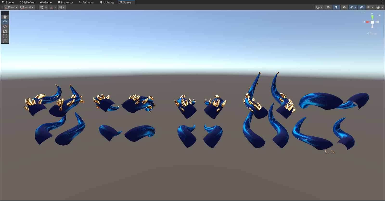Daffodil Addon horns + Antenna