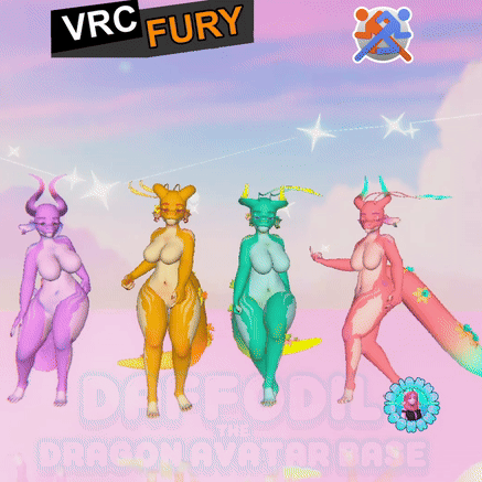 Daffodil the Dragon Avatar Base