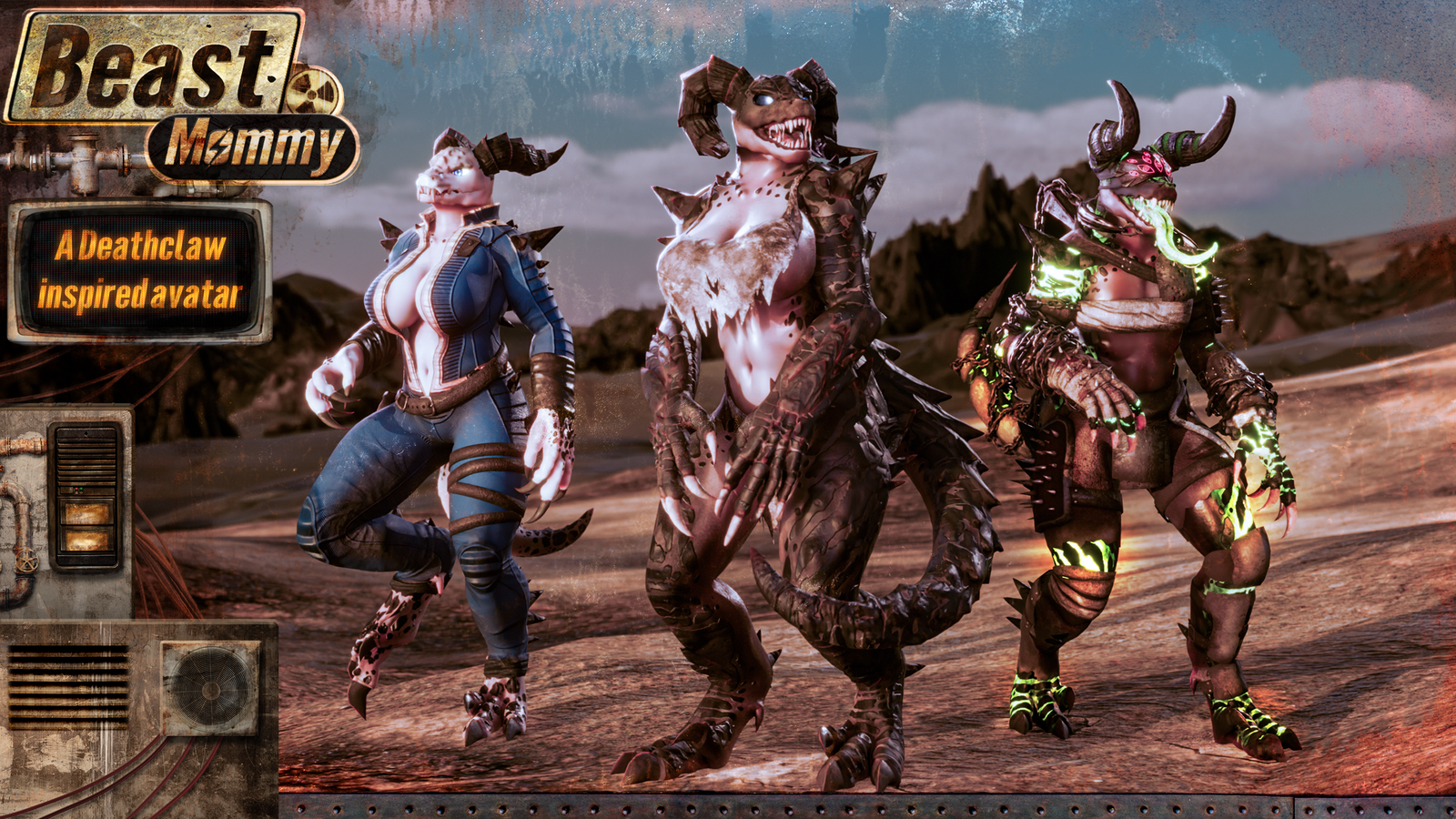 Beast Mommy (PC + Quest - Deathclaw inspired)