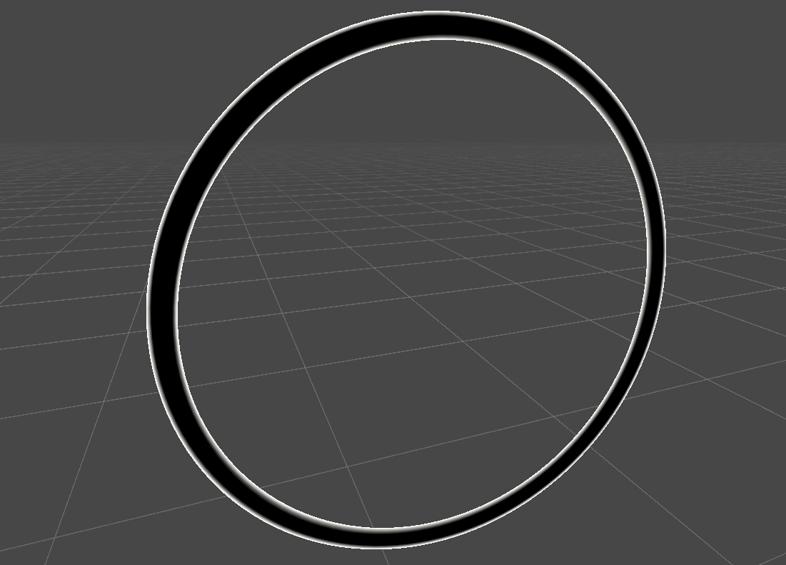Simple Areial Hoop Ring