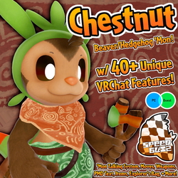Chestnut - VRChat Furry Hedgehog/Beaver 'Mon!