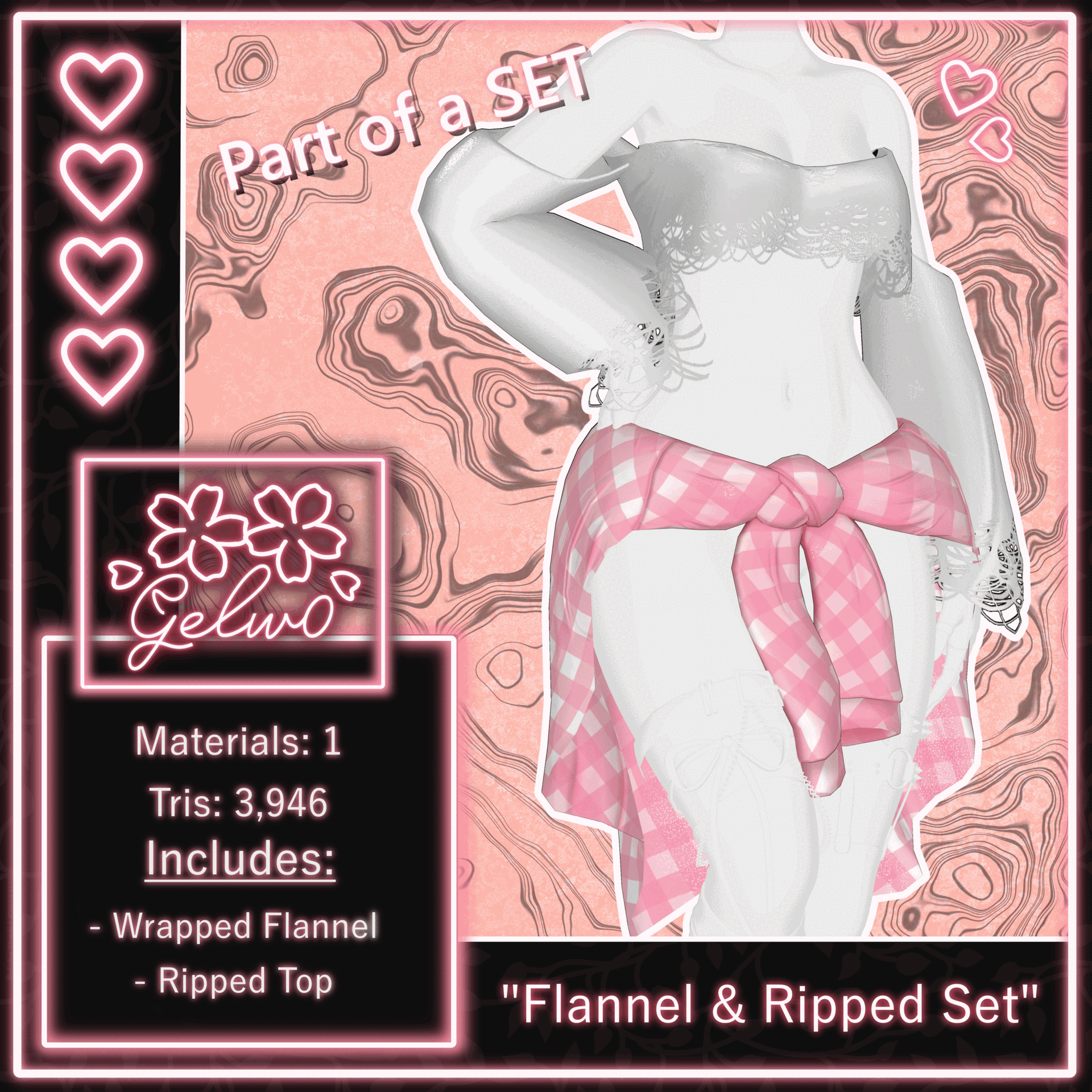 " Flannel & Ripped Set " [ VRBase ]