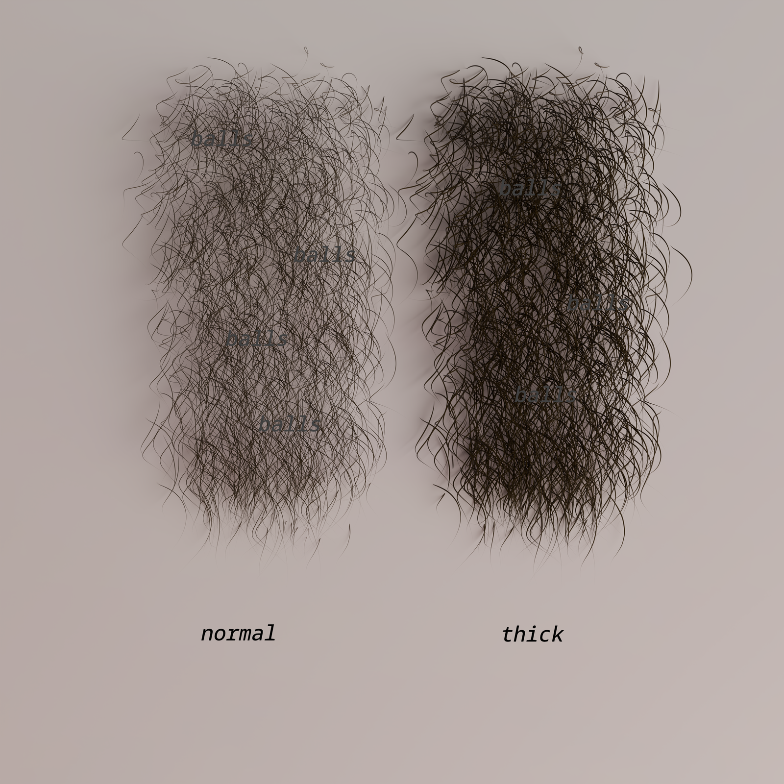 Pubic Hair Decals