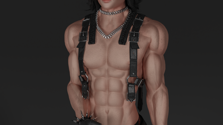 Leather Harness - Jinxxy