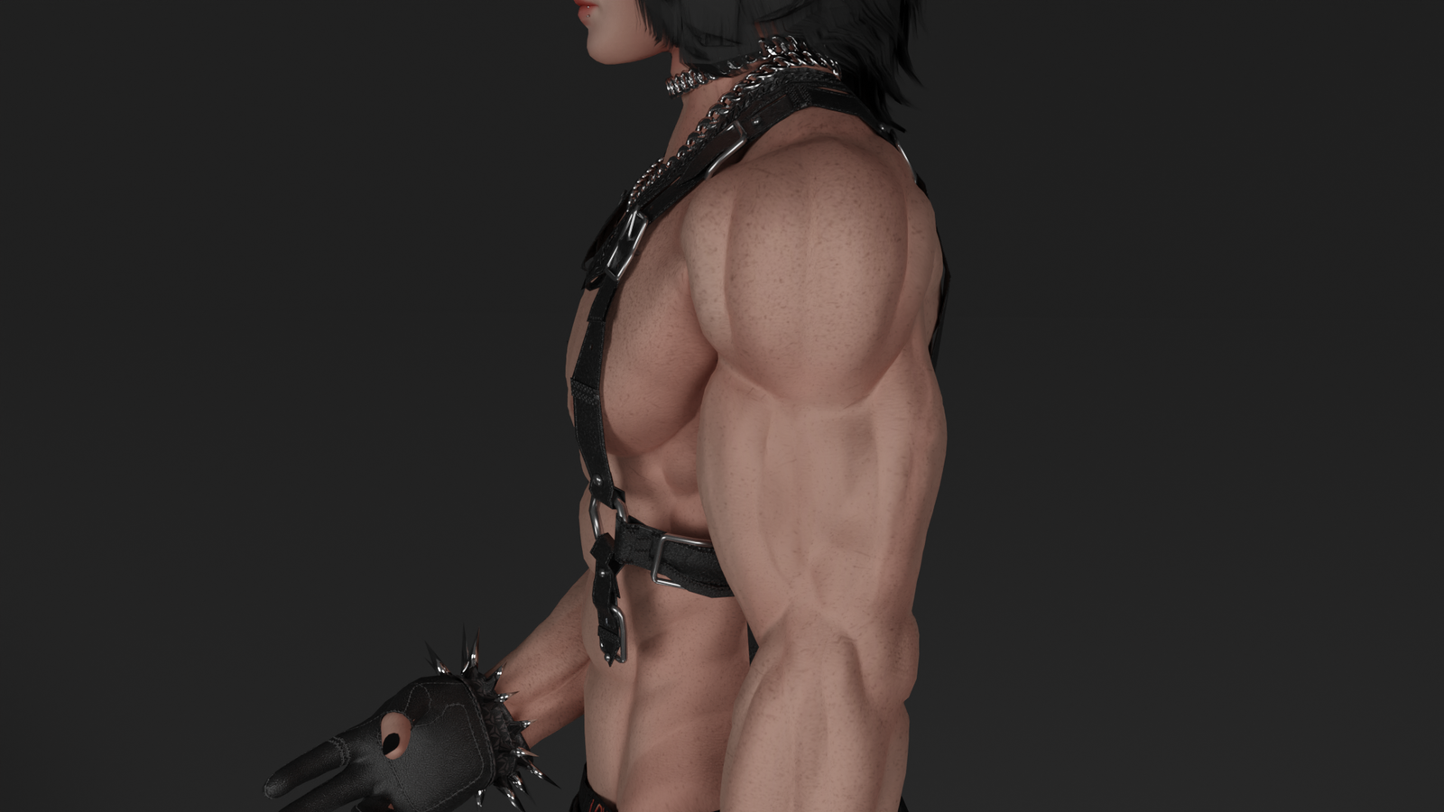 Leather Harness - Jinxxy