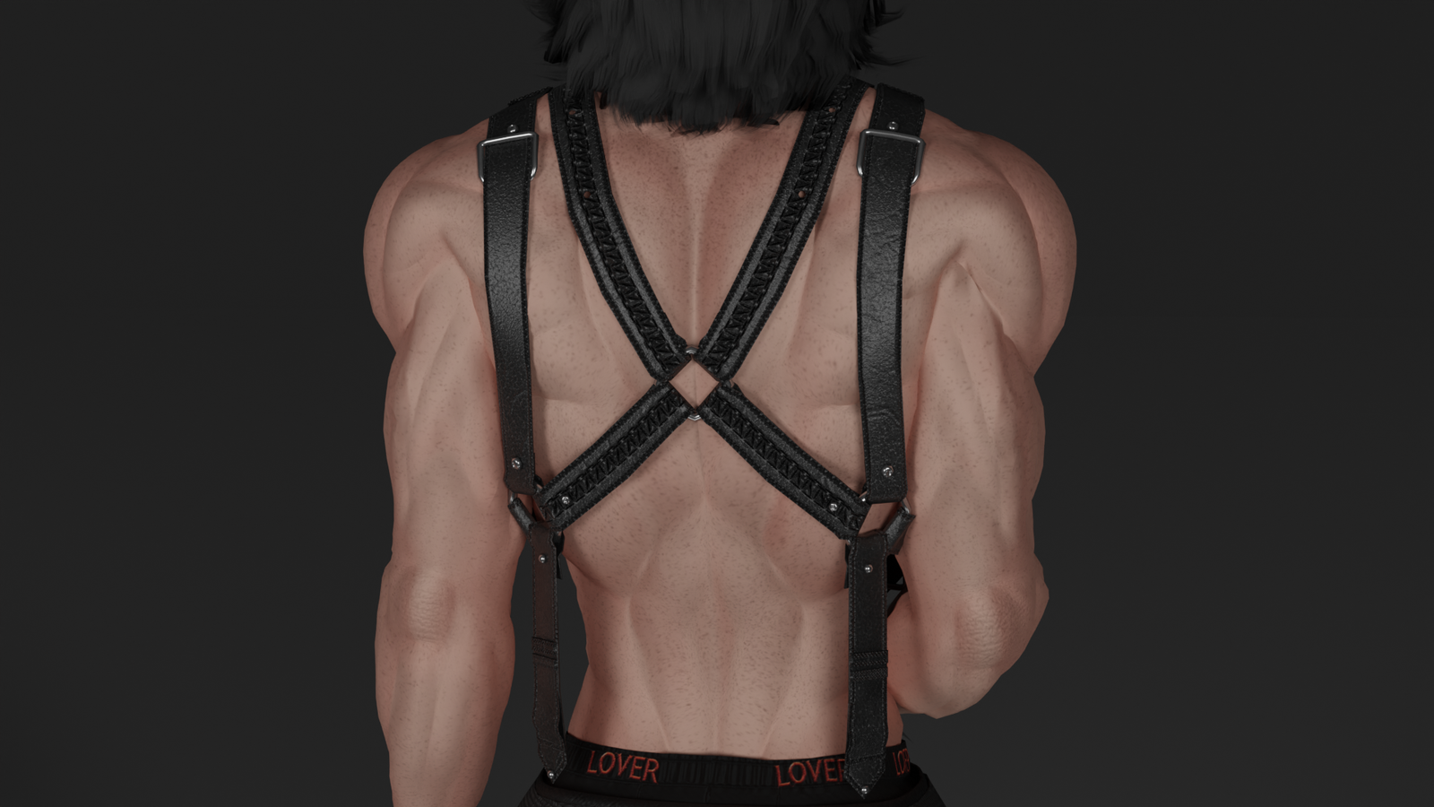 Leather Harness - Jinxxy