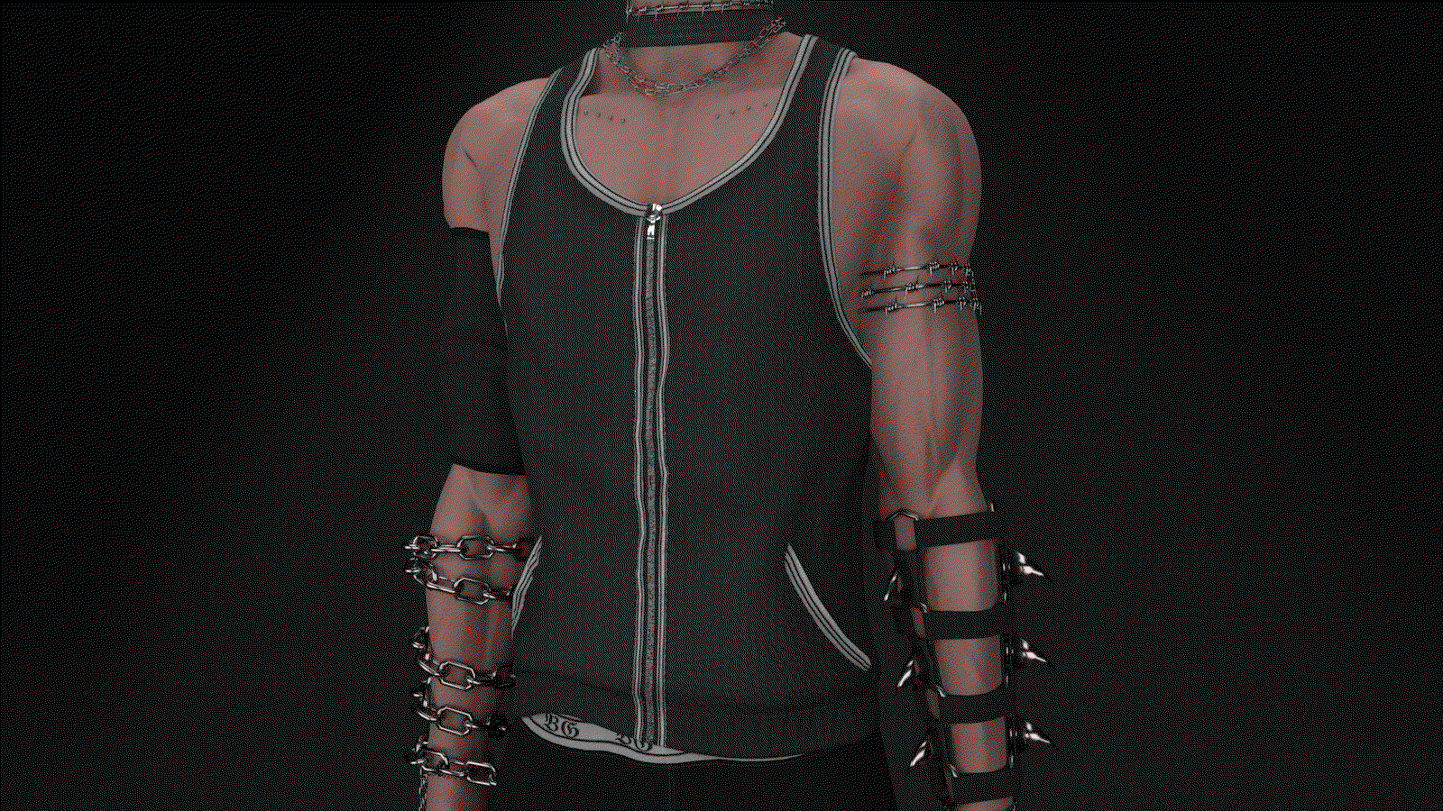 Zipped Tanktop