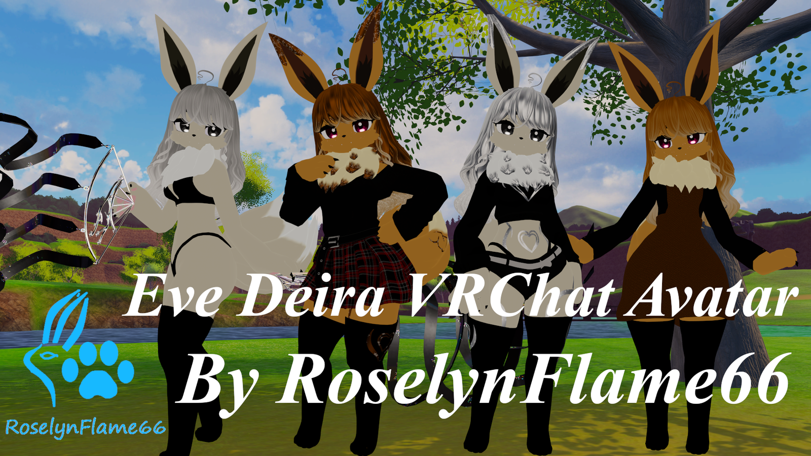 Eve Deira Vrchat Furry Avatar (NOW QUEST COMPATIBLE)