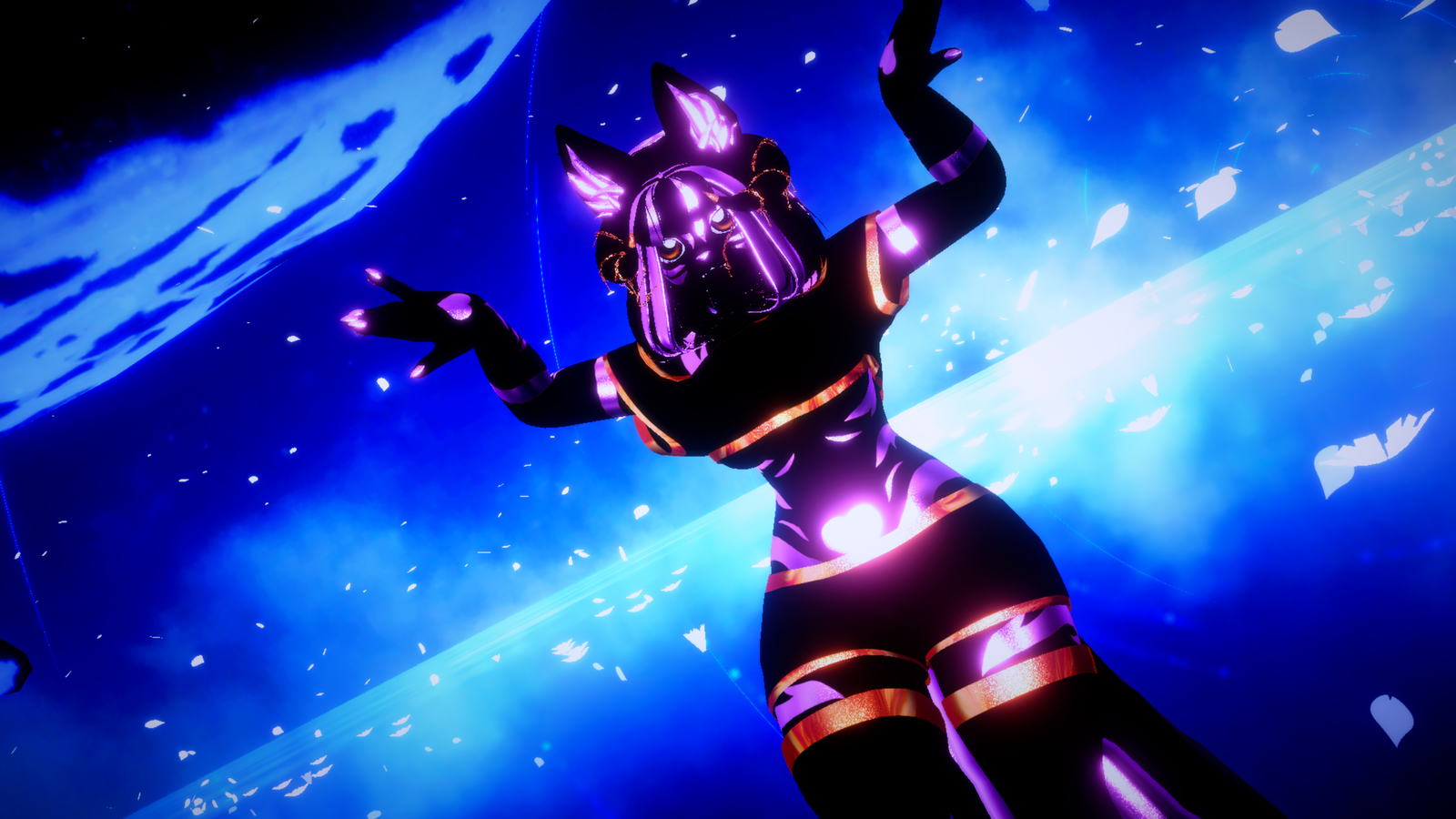 18+ (Facetracking) Aki the Golden Wolf VRChat Biscotti Avatar