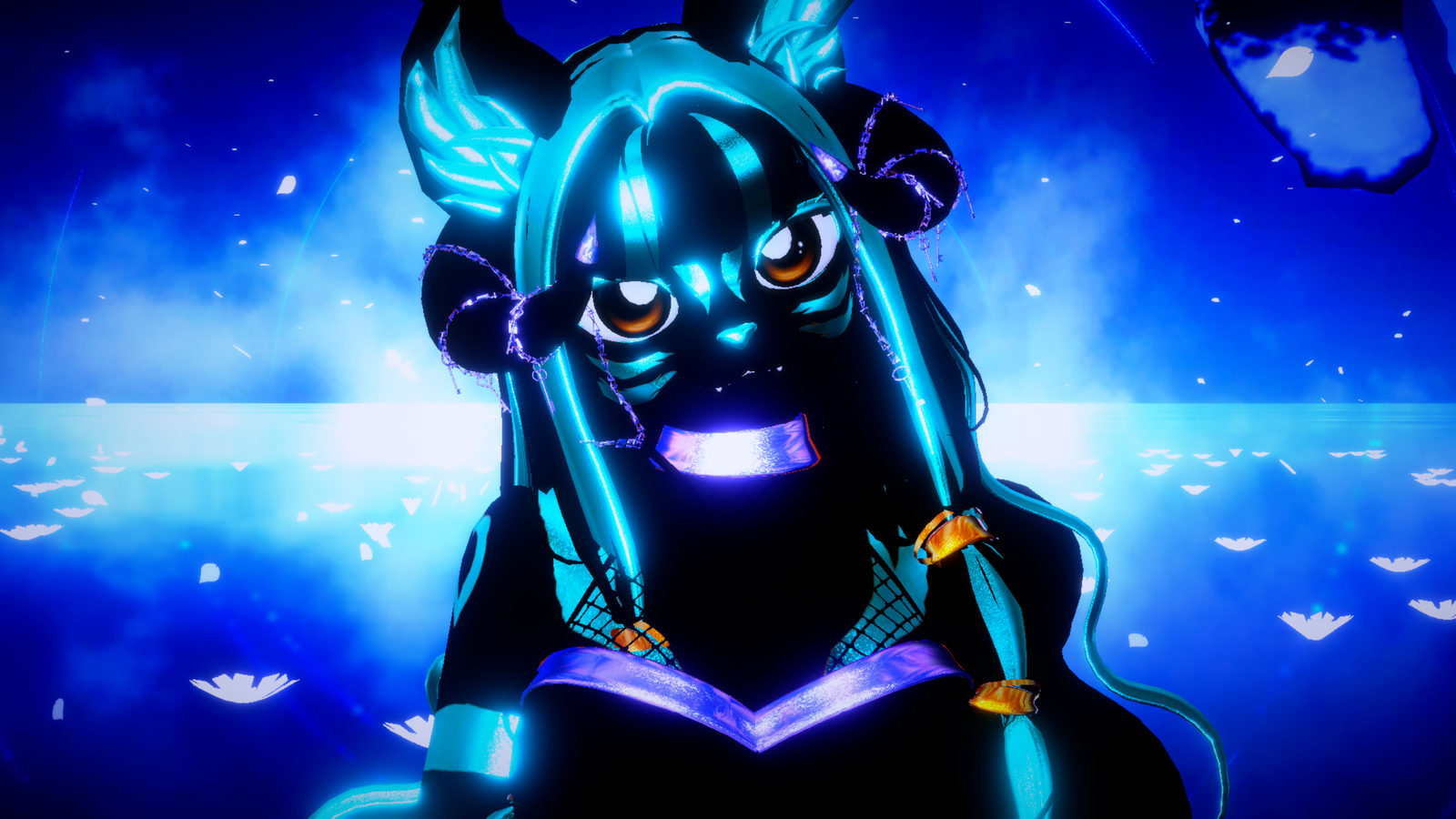 18+ (Facetracking) Aki the Golden Wolf VRChat Biscotti Avatar