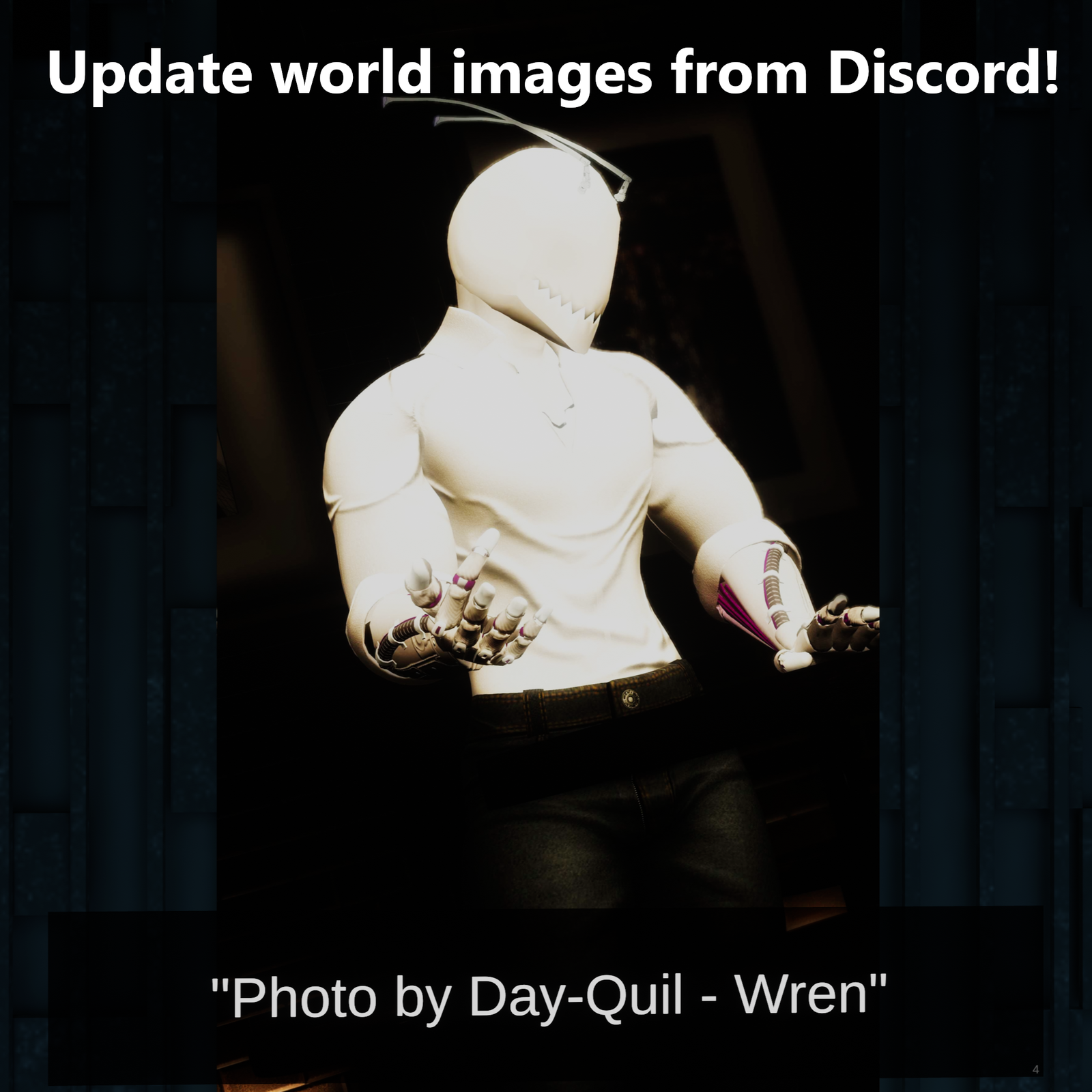 Discord Connected VRChat Image Frame