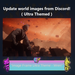 Discord Connected VRChat Image Frame (Ultra Themed)
