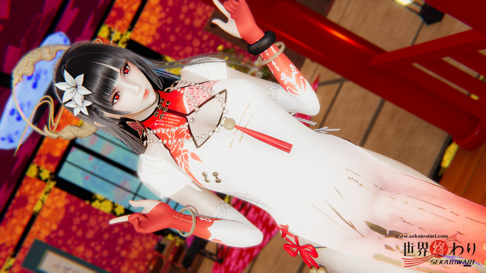 【HoneySelect2/AI＊Shoujo】【MOD】——曲旗袍装