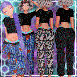 PJS OUTFIT | FREE | WEIGHT PAINTED | ANIME