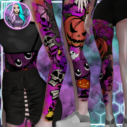 CUTE SPOOKY TATTOO'S V1 | 2K | E GIRL | ZIN FIT | SLIM FIT