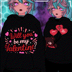 LOVE SWEATER | 5O + TEXTURES | RIGGED EGIRL | SLIM FIT | ZINFIT | ANIME