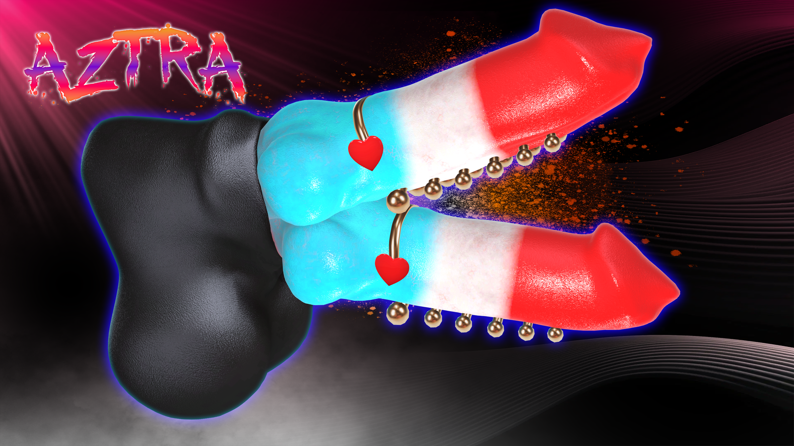 AZTRA - DOUBLE KNOT COCK!