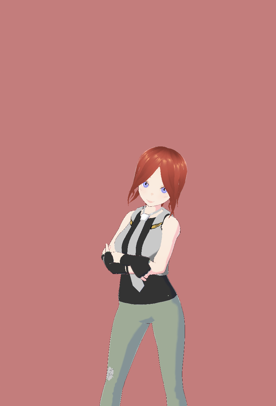 Red Head Fighter Woman (VRM)