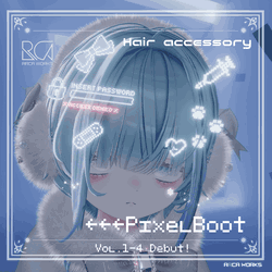 PixelBoot Vol1-4 Hair accessory set