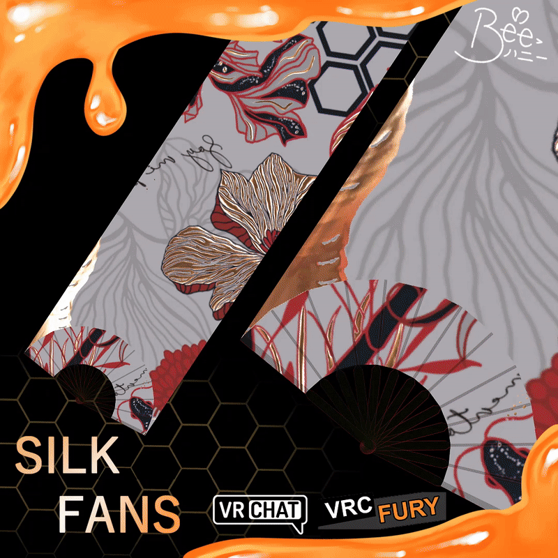 Closing Silk Fans [VRCFury]