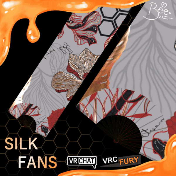 Closing Silk Fans [VRCFury]