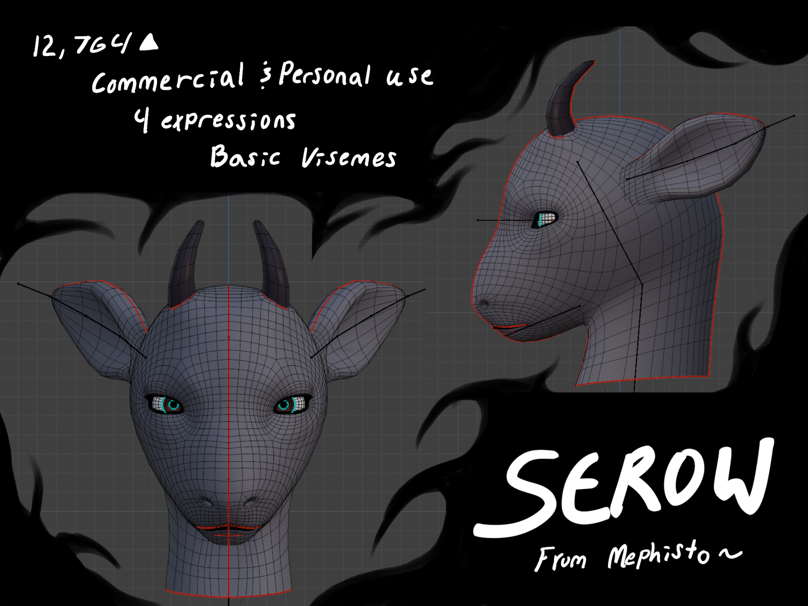 Serow - headbase
