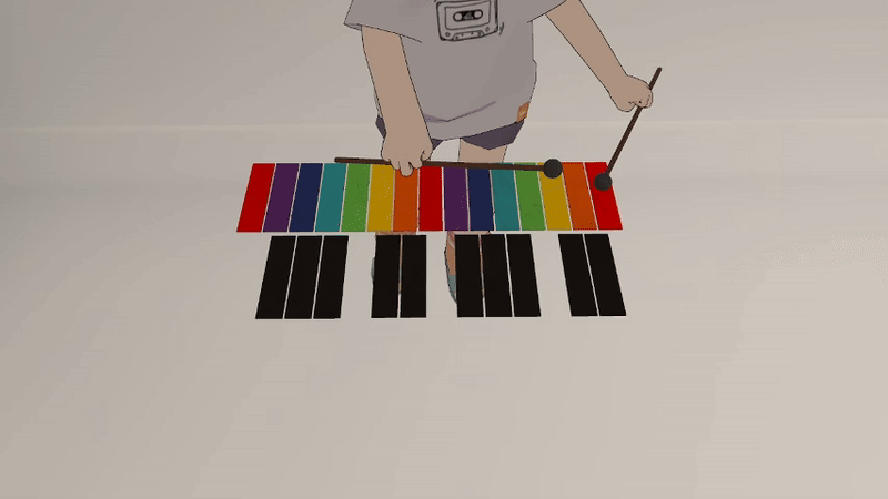 VRChat Xylophone | Physical Mallet System