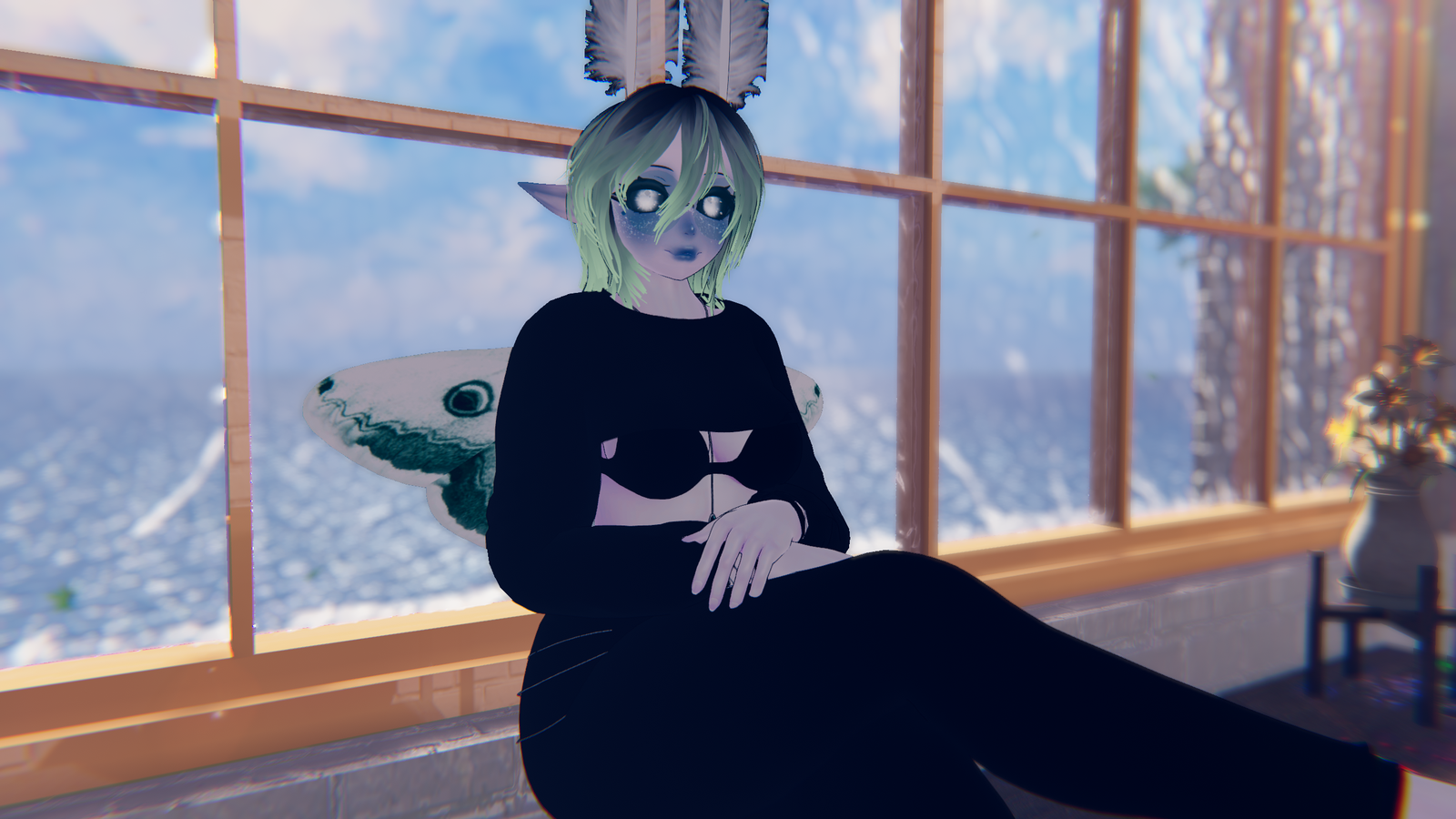 Elara The Lunar Moth | VRCFT , PC/QUEST , Warudo