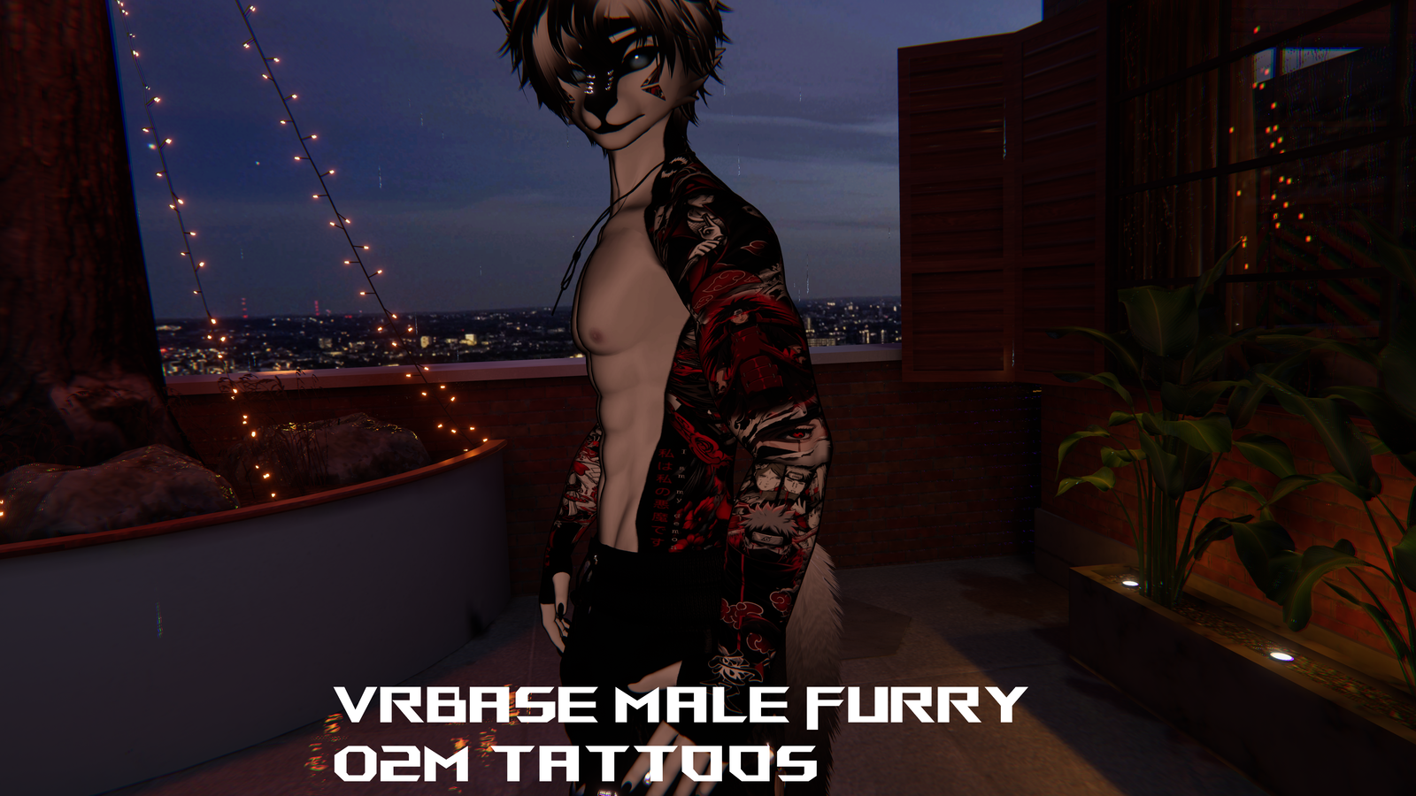 VRBASE MALE FURRY - 02M Tattoos