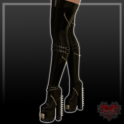 Thigh High Latex Boots