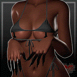 Faded Black Finger Gradient w/ free nails [ FOR EGIRL BASE ]