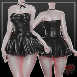 Leather n' Lace Dress