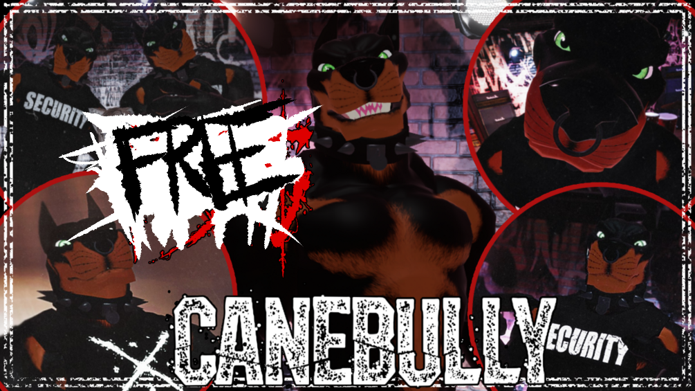 FREE Canebully - canine bulldog spiked collar security