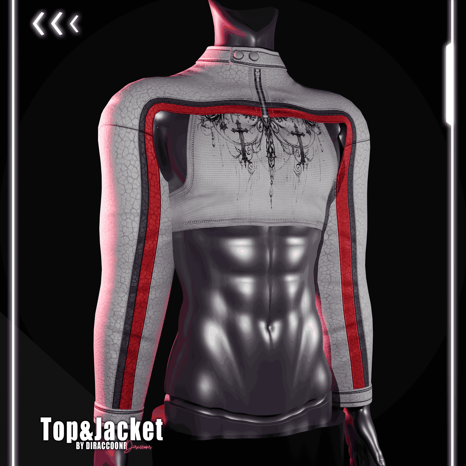 ♡ Top&Jacket ( Fitted E-Boy ) 