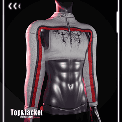 ♡ Top&Jacket ( Fitted E-Boy ) 
