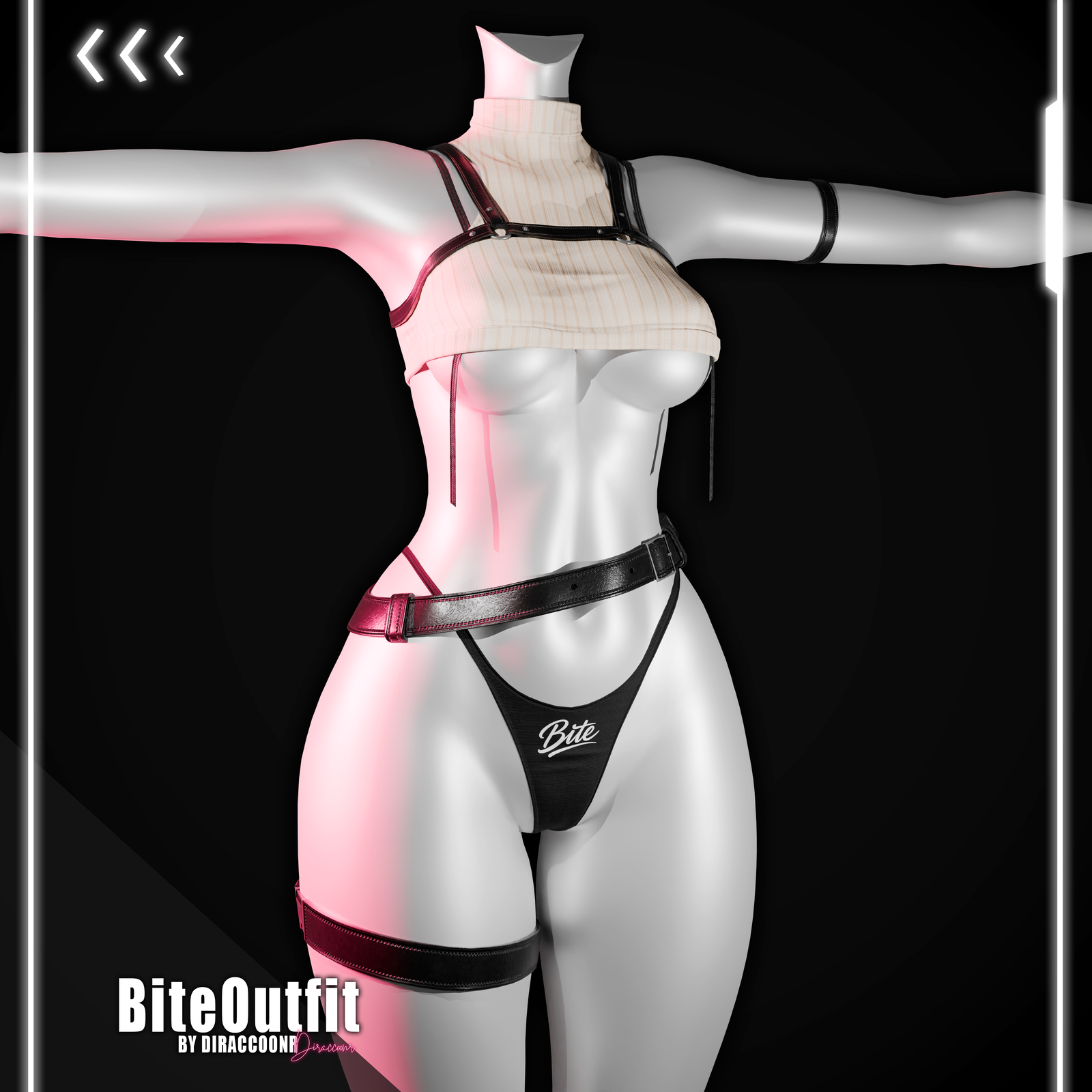 ♡ BiteOutfit ( Fitted E-Girl ) 