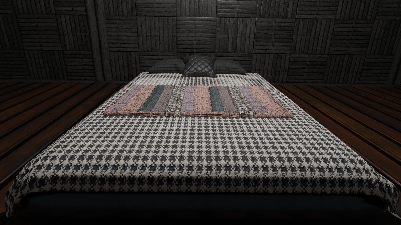 Cozy Flat Framed Bed