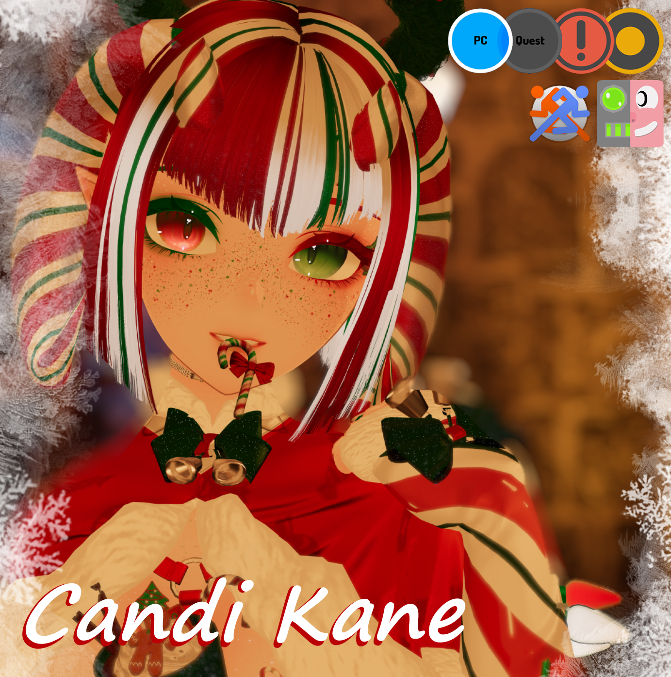 ₊°｡❆🍬Candi Kane🍬❆｡°₊VRCFT | GoGo | SPS/Lollipop | Limb Scaling❆｡°₊