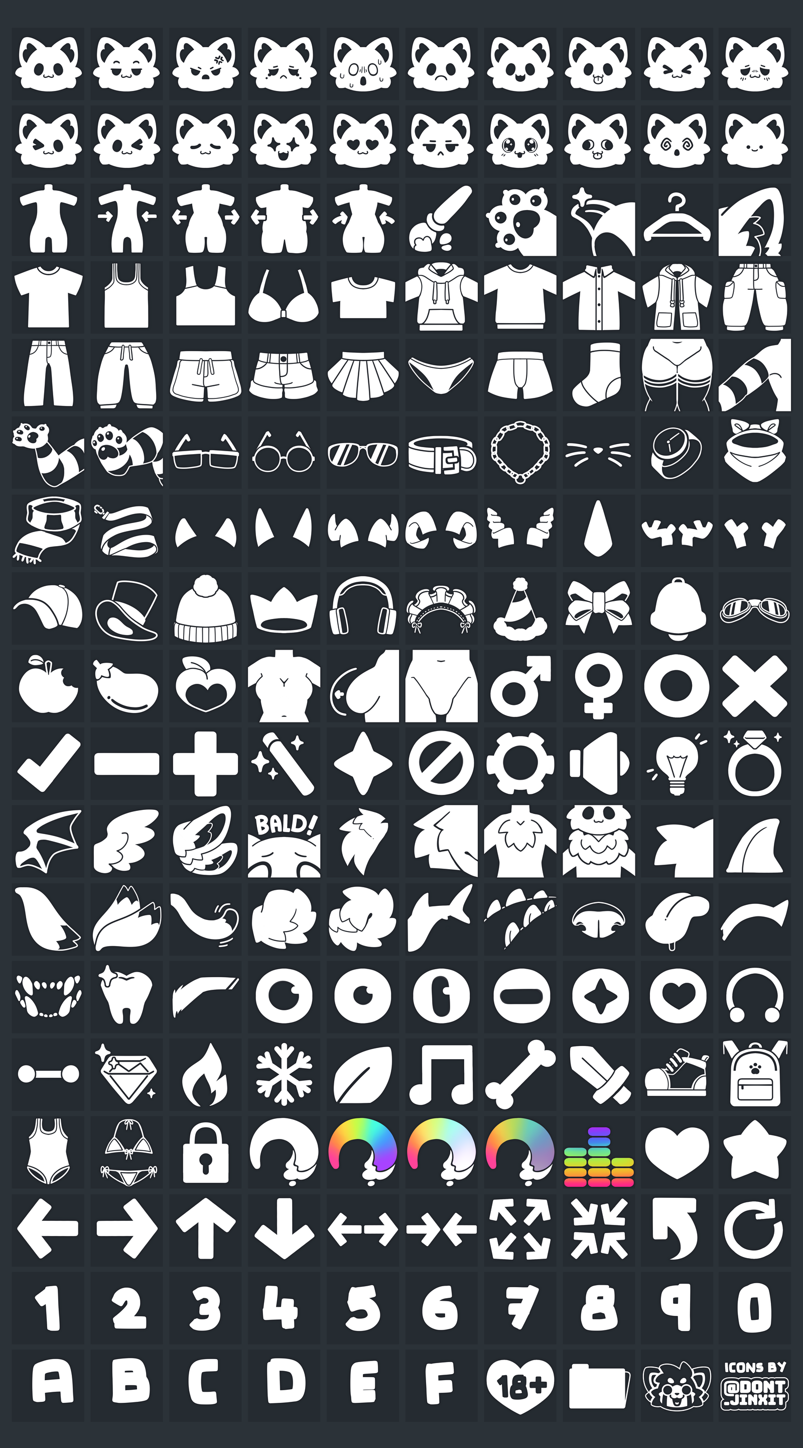Jinxed VRChat Menu Icons